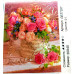 Алмазная мозаика 9D на подрамнике, 30x40 см, "Розовая симфония" GB77297