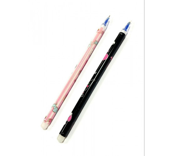  Ручка Kuromi с блокнотом / пиши-стирай / синяя