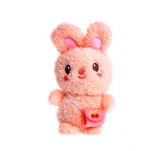 Мягкая игрушка-брелок "Кролик с сумочкой"
