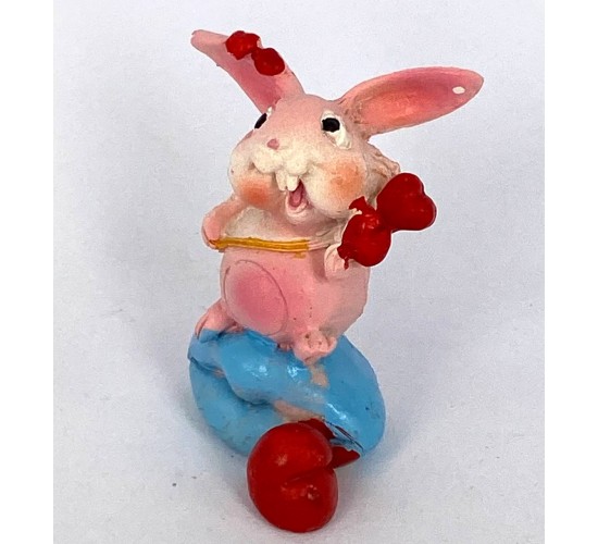 Розовый кролик / фигурка 5см 