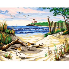 Картина-раскраска по номерам «Песчаные дюны»