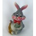 Кролик с бантиком фигурка 4х4х7,5см W-0076