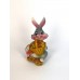 Кролик с корзинкой денег фигурка 3х3,5х5,5см W-0078