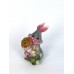 Кролик с корзинкой денег фигурка 3х3,5х5,5см W-0078