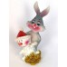 Кролик с подарками/фигурка 6,5см