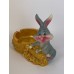 Кролик с деньгами/пепельница 11х7х8,5см W-0125
