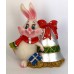 Кролик с новогодними подарками / фигурка 10,5см W-002
