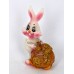 Кролик профи с деньгами/фигурка 7см W-0077