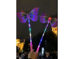 Бабочка "Бобо" музыкальная с подсветкой