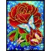 Ежедневник - алмазная мозаика "Роза"