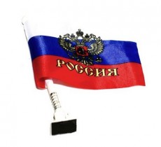 Флаг российский на липучке 