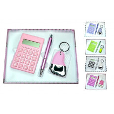 Подарочный набор: калькулятор + ручка + брелок