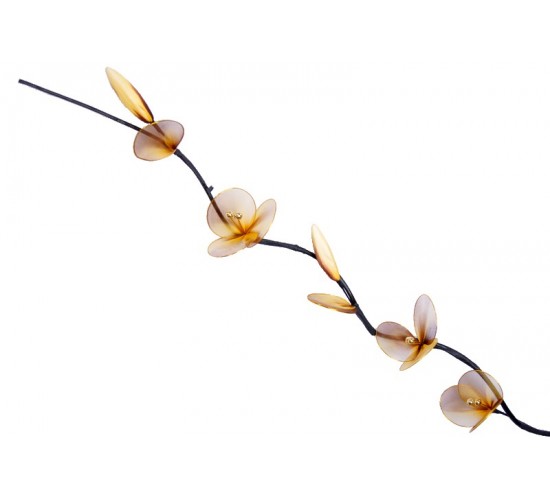 Цветы тюлевые «Лилии» с золотыми тычинками