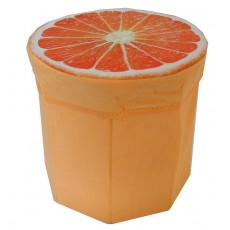 Пуфик/ёмкость для хранения 8-угольный «Апельсин» 30х30см