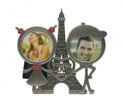 Фоторамка металл со стразами "Любовь в Париже"